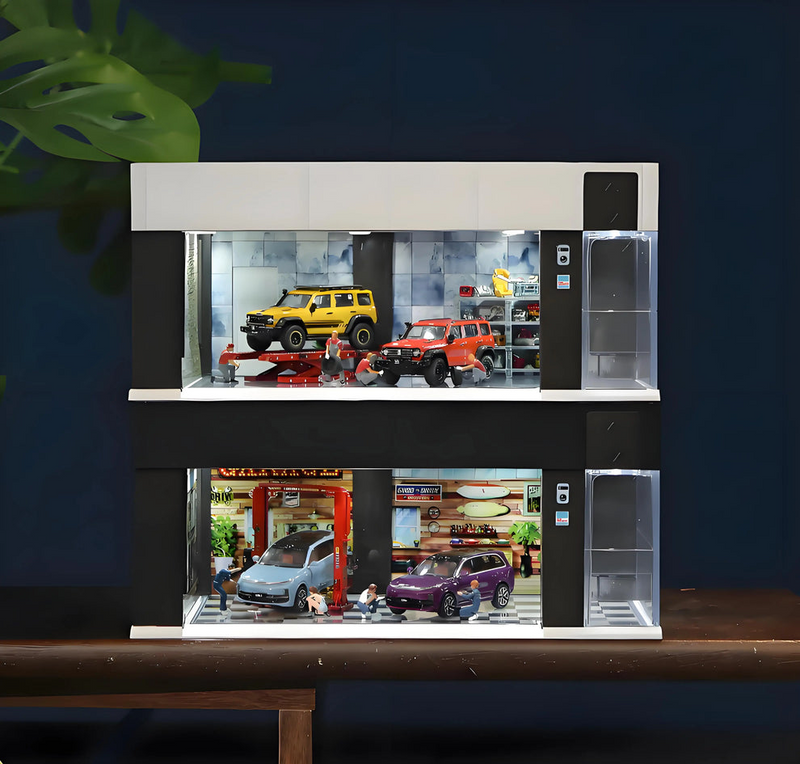 ProMiniGarage - O Único Estacionamento Inteligente em Miniatura que Dá Vida à Sua Coleção 1:64