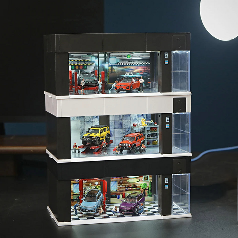 ProMiniGarage - O Único Estacionamento Inteligente em Miniatura que Dá Vida à Sua Coleção 1:64