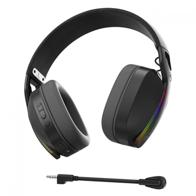 Headset Gamer Marvo Pulz 70W, Tri-Mode, Wireless, Bluetooth, USB, Drivers de 40mm, Black