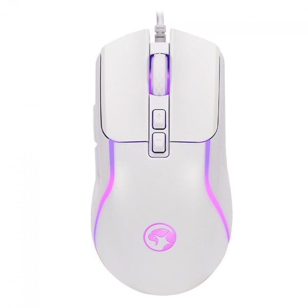 Mouse Gamer Marvo M292, 8000 DPI, 7 botões, White, M292 WH