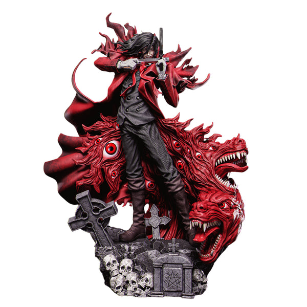 Action Figure Alucard 25 cm – Hellsing – 1:9 – Impressão 3D – colecionável 3D - figura de ação anime
