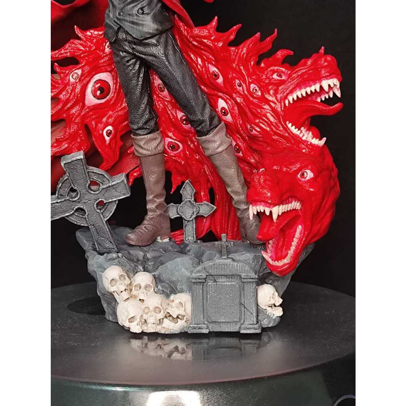 Action Figure Alucard 25 cm – Hellsing – 1:9 – Impressão 3D – colecionável 3D - figura de ação anime