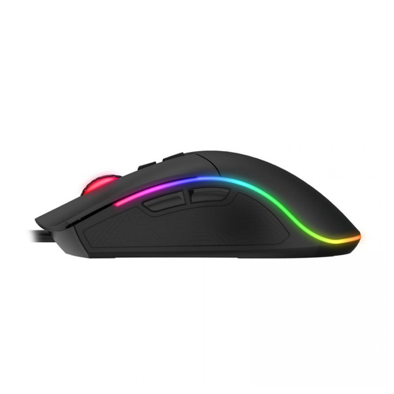 Mouse Gamer Havit MS1001S 4800 DPI 7 Botões RGB Preto